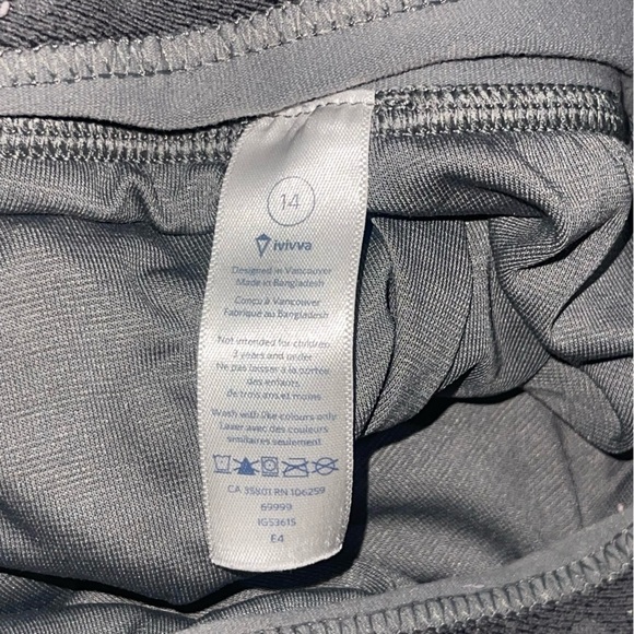 Ivivva by Lululemon Lined Track Pants Size 14 - Picture 4 of 8